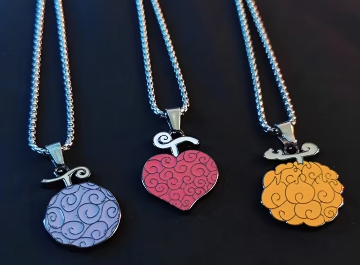 Swirl-Pattern Charm Necklace Trio