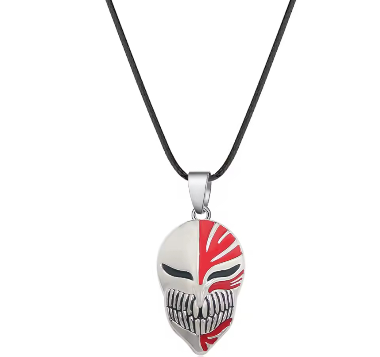 Hollow Mask Pendant Necklace