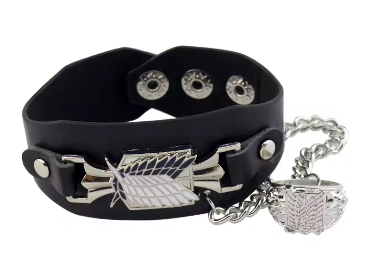 Scout Regiment Cuff Bracelet & Ring