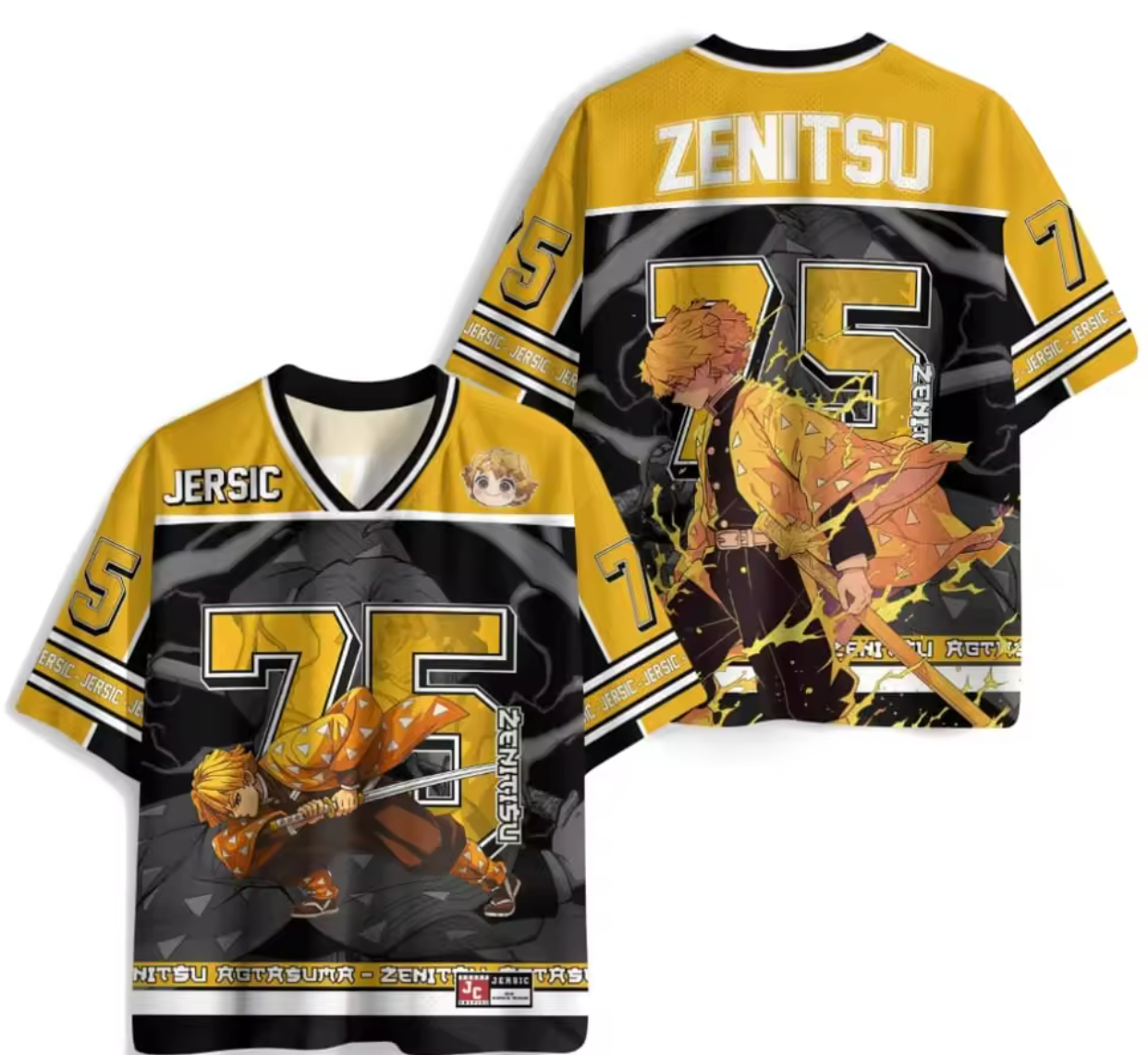 Zenitsu Agatsuma Baseball Jersey