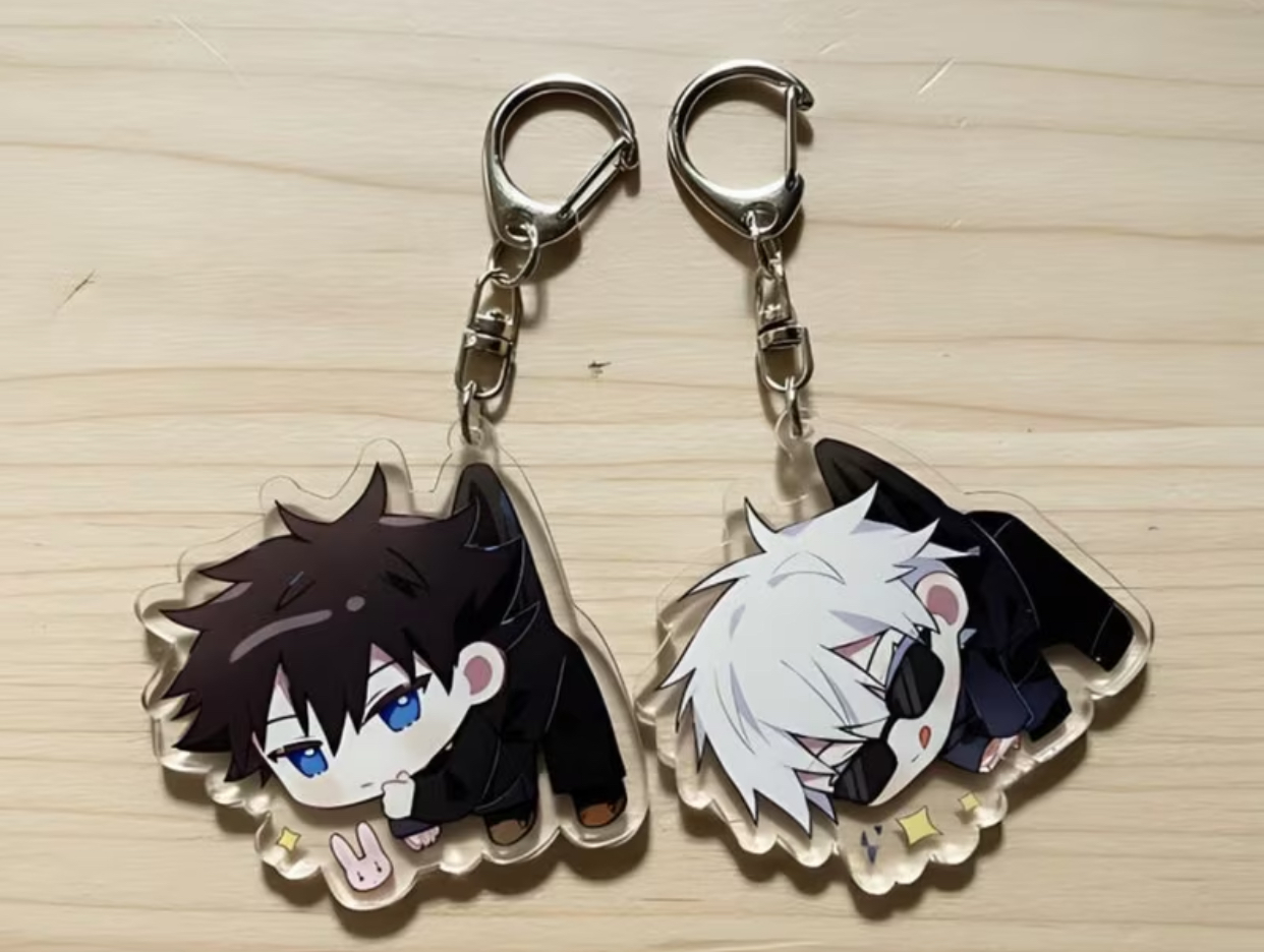 Chibi Duo Acrylic Keychain (Megumi & Gojo)