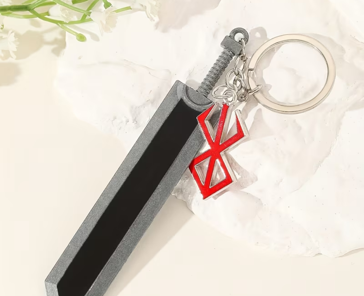 Berserk Guts Sword Keychain