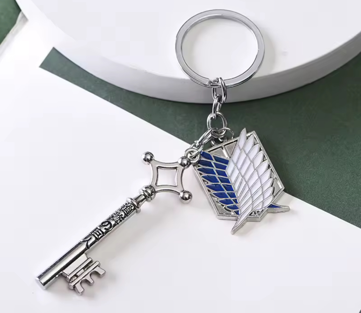 Attack on Titan Key & Wings Keychain