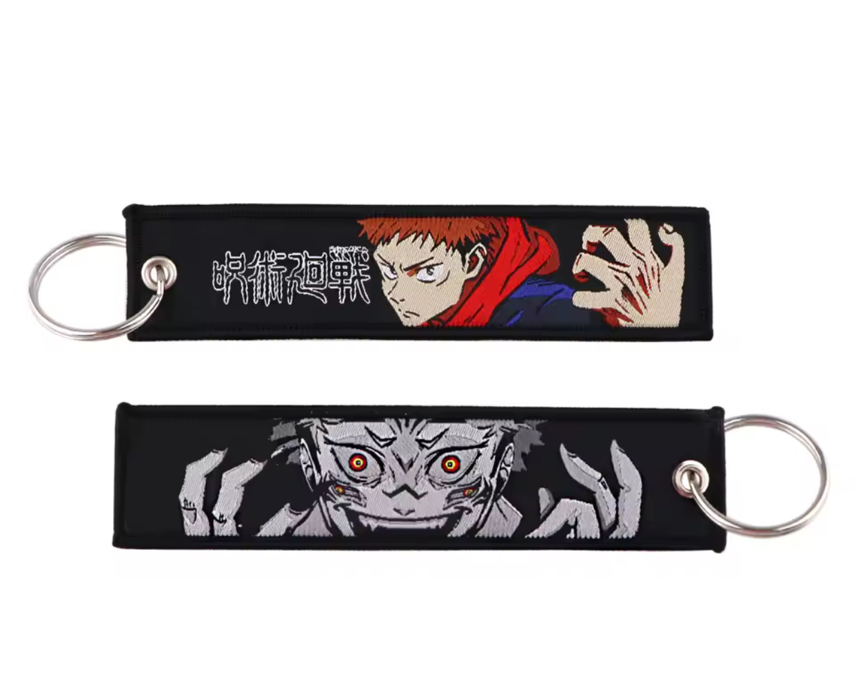 Jujutsu Kaisen Woven Keychain (Yuji & Sukuna)