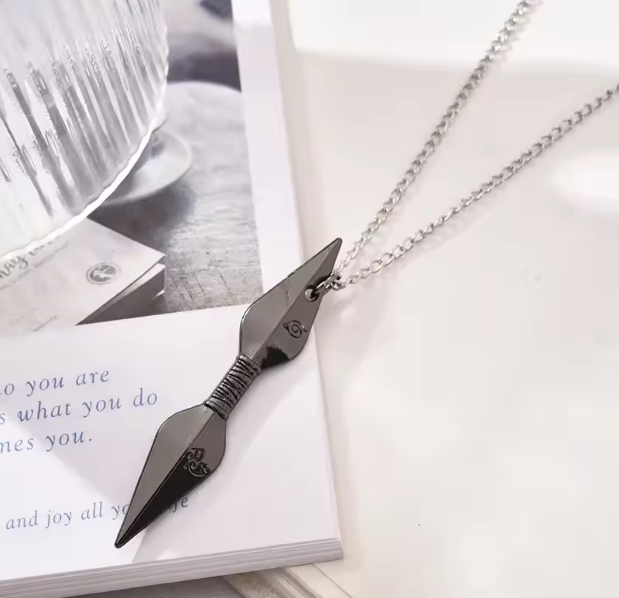 Konoha Kunai Blade Necklace