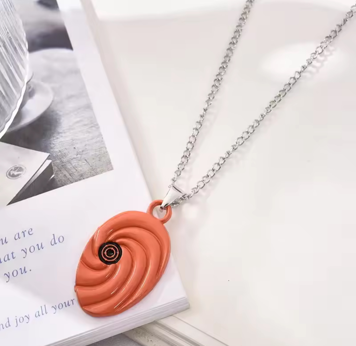 Uzumaki Swirl Pendant Necklace