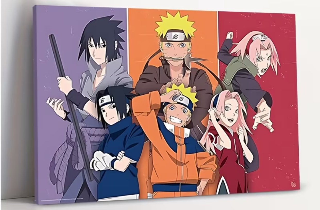 Naruto Team 7 Canvas Print
