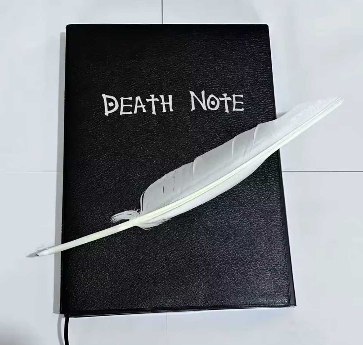 Death Note Replica Notebook & Feather Pen