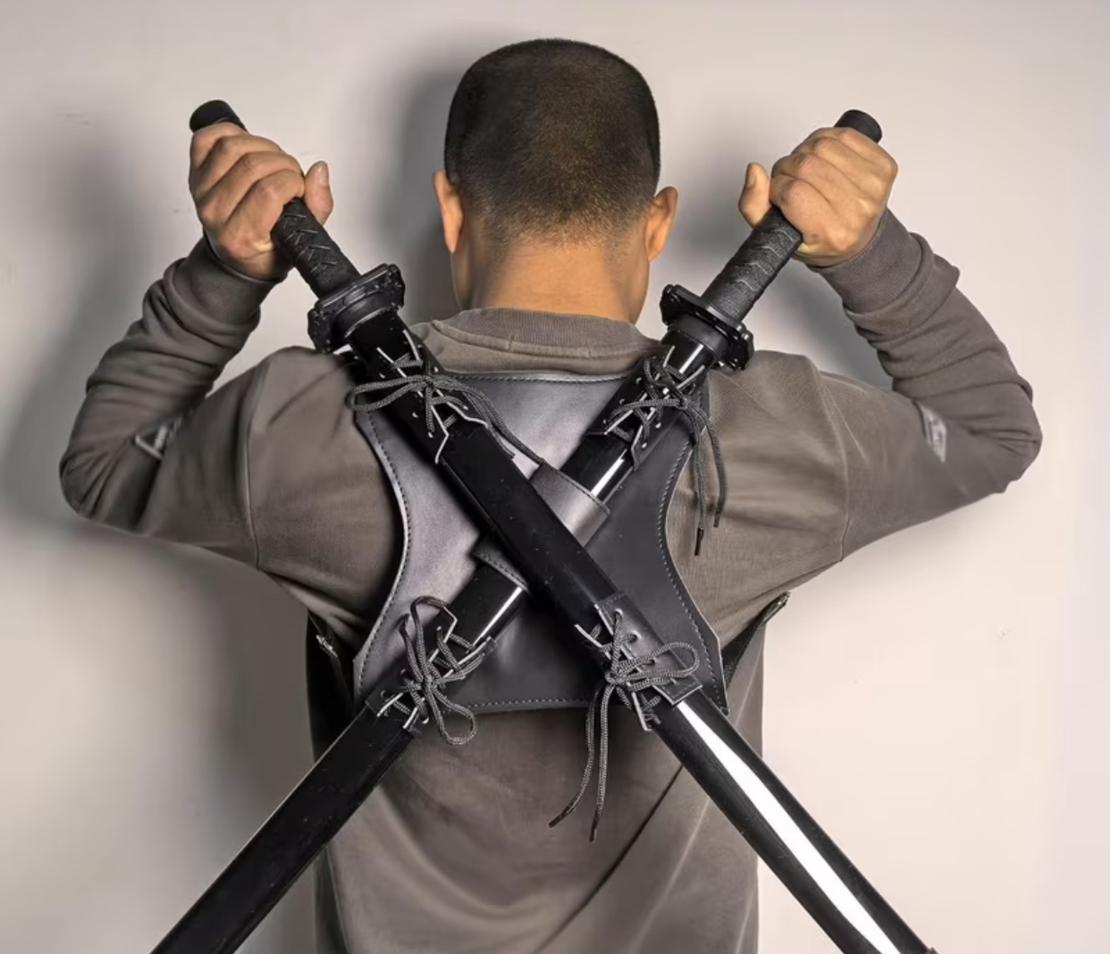 Dual Katana Back Holster Set
