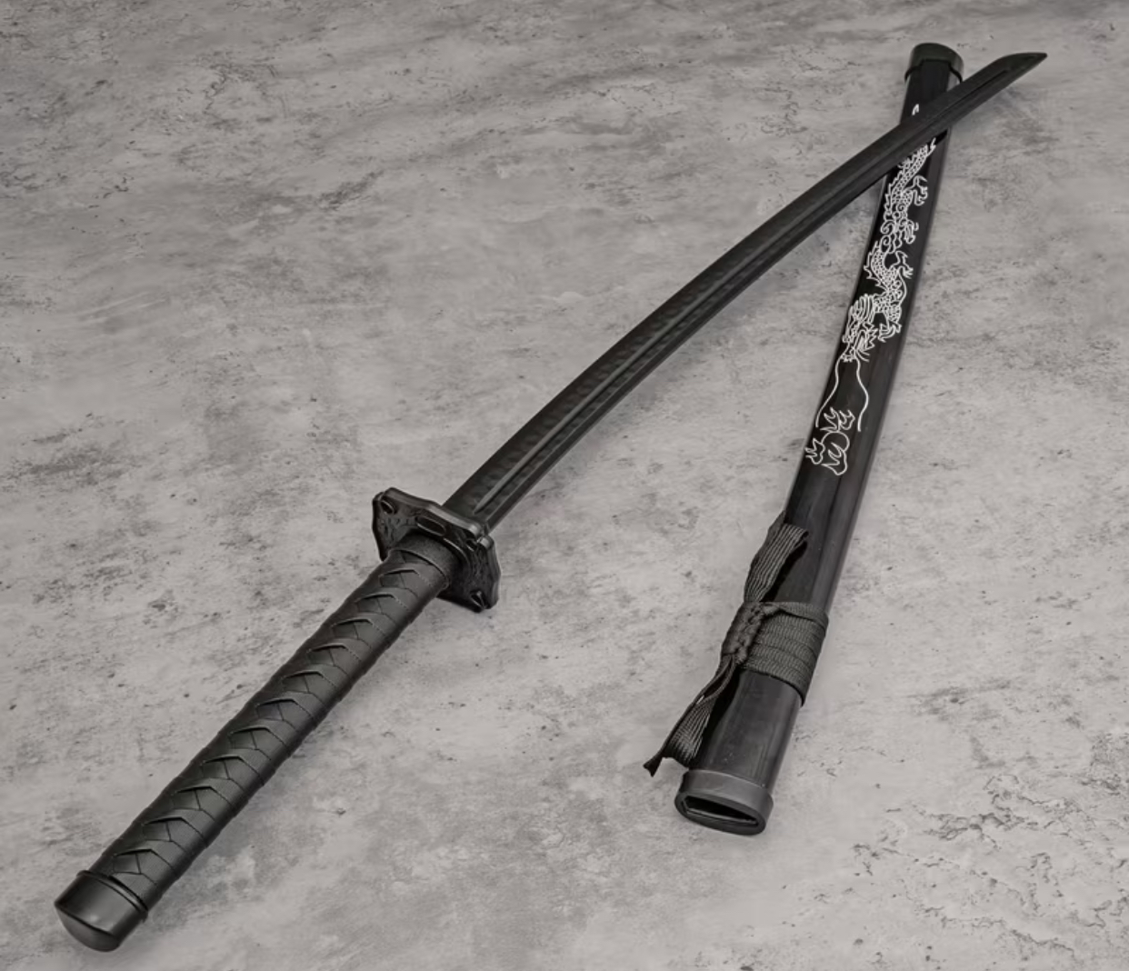 Dragon Scale Katana (All Black)